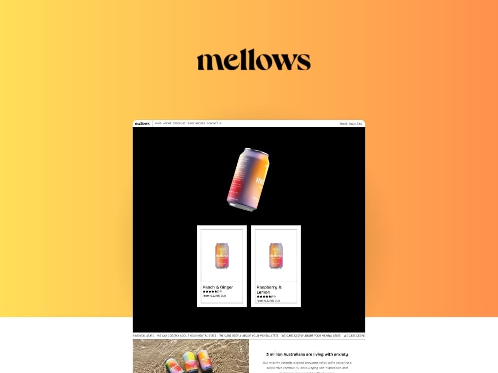 Mellows – Ecommerce personalizada